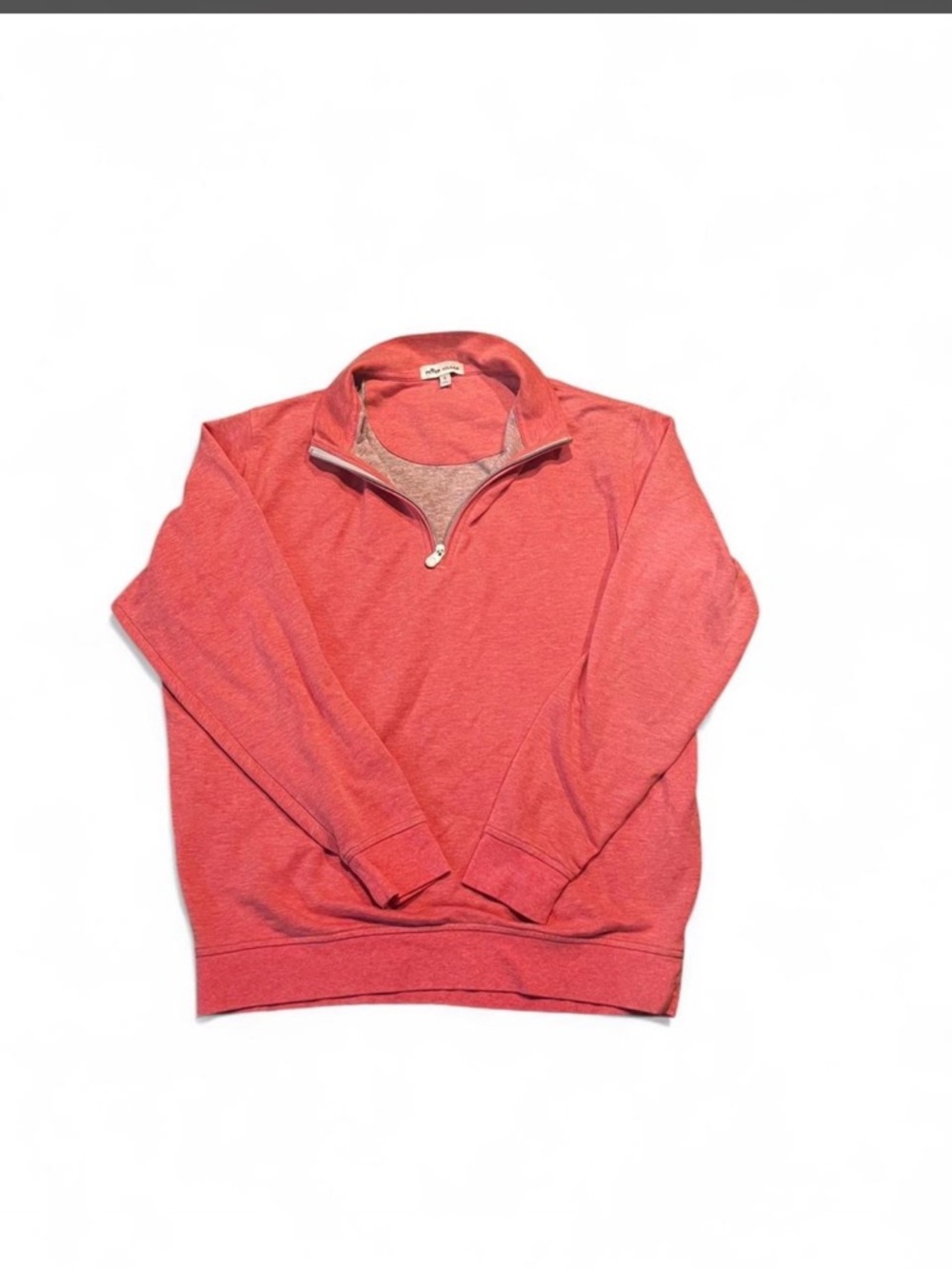 Peter Millar Men's Zip-Up Sweater in Coral